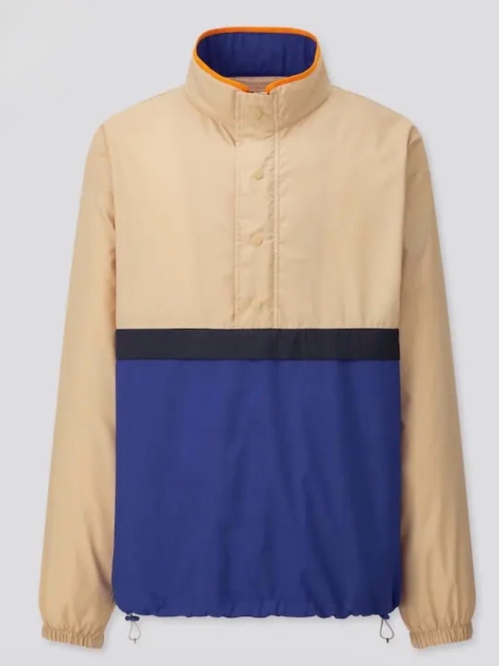 JW ANDERSON x Uniqlo Men’s Colorblock Windbreaker - Beige, Blue & Black